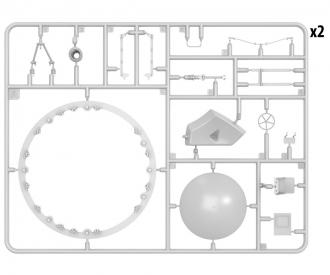 1:35 Sov. Ball Tank w/Ski/Interior Kit