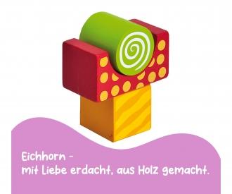 Color Wooden Building Blocks - 50 Pieces