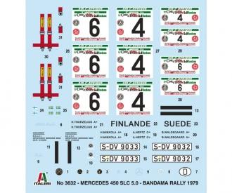 Mercedes 450 SLC Rally d Bandama'79 Model Kit