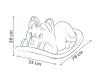 Smoby Life Bascule Chat Vert
