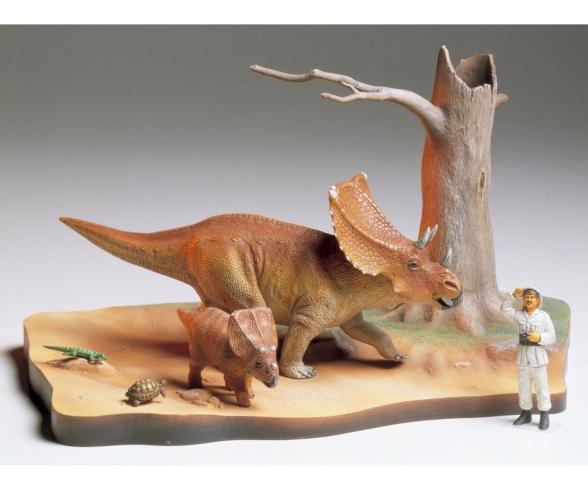 1:35 Chasmosaurus Diorama, assembly kit