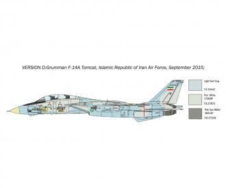 1:72 F-14A Tomcat Panneaux de lignes droites