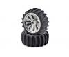 Beach tyre set, chrome (4) CV- 10B