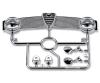 Alfa Romeo Giulia H Parts, model car trim sprue