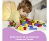 Coloured Wooden Blocks with Storage Box - 100 Pieces