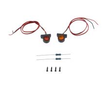 1:14 Clearance Lights Red/Amber (2 pcs)
