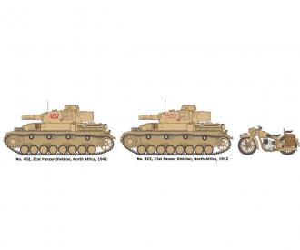 1:35 Dt. PzKpfw.IV Ausf.F m. Krad DAK
