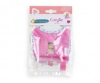 Corolle Bib & Magic Milk Bottle