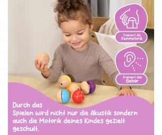 Eichhorn Musik Holzkugel mit Sound