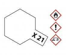 X-21 Flat Base, acrylic paint, 10 ml bottle