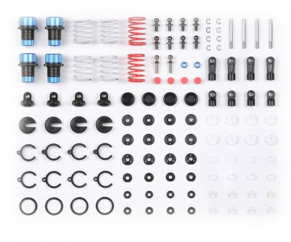 Damper Set Alum. M-Chassis (4), RC damper set