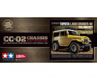 1:10 Toyota Land Cruiser 40, RC assembly kit, CC-02