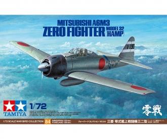 1:72 Mits. A6M3 Zero Fighter Mo. 32 Hamp, model kit