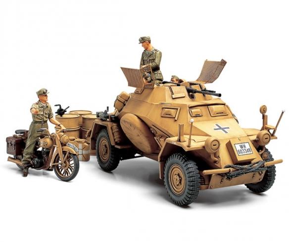 1:35 Ger. SdKfz.222 Arm.Veh. Nor.Afr., assembly kit