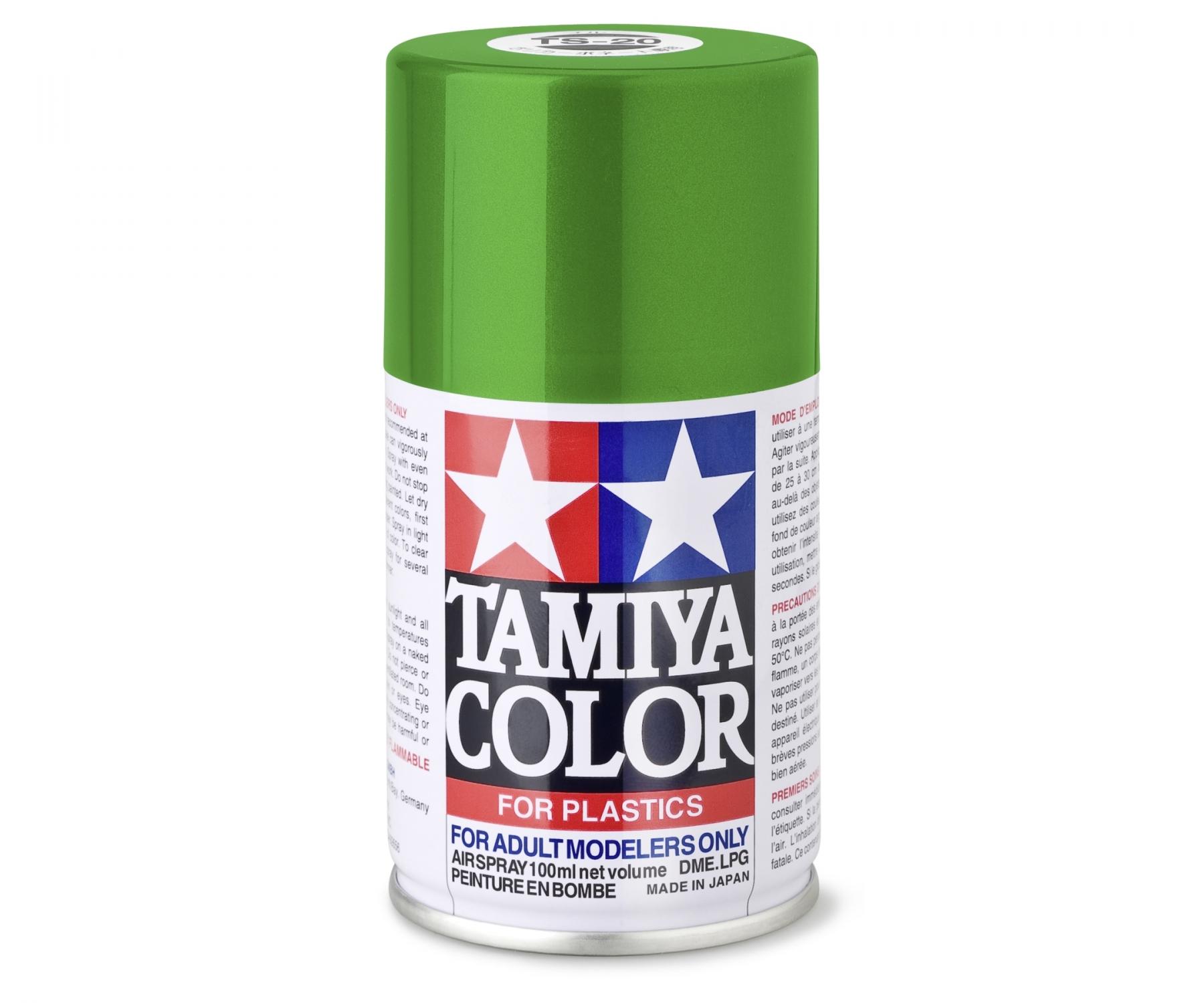 Vernice Spray Tamiya TS-20 Verde Metallizzato – 85020, Nuovo - 4
