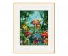 Magic Mushroom Village 24 x 30 cm - Painting by Numbers