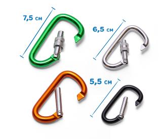 Scout Metal Carabiners 4 pcs