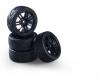 1:10 14 Sp. Design Wheel Set, RC wheels, black