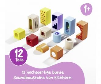 Color Sound Building Blocks - 12 Pieces