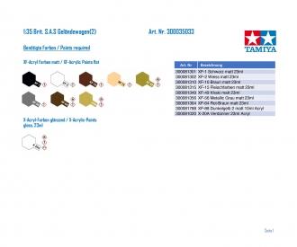 1:35 British S.A.S Jeep, plastic model kit