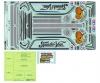Sticker Bag w/ Masking 58725, decal set for RC body