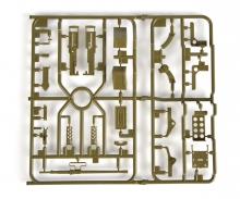 Machine Gun with Mount, plastic model parts