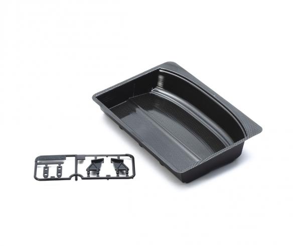 Racing Wing Set 2, RC car accessory, carbon pattern