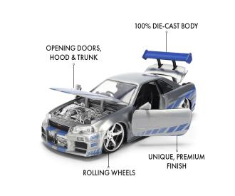 Fast & Furious Anniv.Nissan Skyline 1:24
