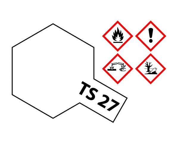 TS-27 Flat White, spray paint, 100 ml aerosol