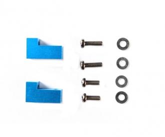 DT-02 Alu. Servo Mount, chassis accessory set