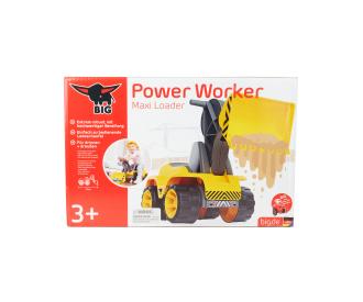 BIG Power Worker Maxi  Wheel Loader with Movable Shovel 3+ Yellow