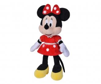 Disney Minnie Mouse Robe Rouge Peluche 35 cm