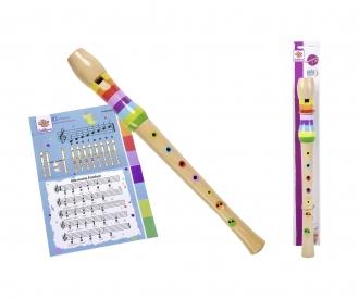 Eichhorn Musik Holz-Flöte, 32cm
