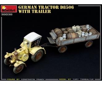 1:35 Ger. Tractor D8506 with Trailer (1)