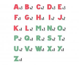 Smoby 48 Magnetbuchstaben