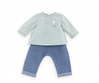 Corolle 14" Striped TS + Pants - Loire