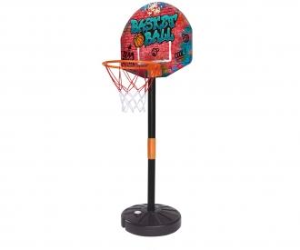 Set de basketball avec panier, panneau et ballon