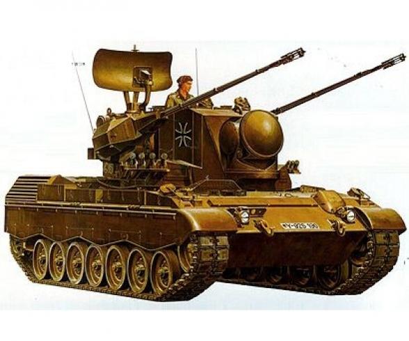 1:35 BW Flak-Panzer Gepard, plastic model kit