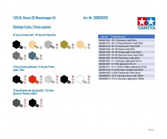1:35 Ger. Simca S5 Staff Car, assembly kit