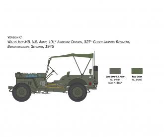 Italeri Willys Jeep MB 80th Anniversary 1:24
