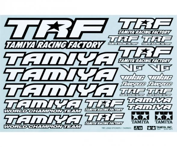 1:10 Sticker-Set TRF black/white