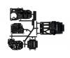 A-Parts Gearbox F/R 58370, RC spare parts