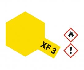 XF-3 Flat Yellow, acrylic paint, 23 ml jar