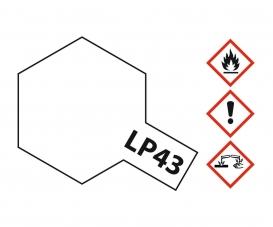 LP-43 Pearl White Gloss, lacquer paint, 10 ml