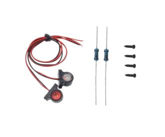 1:14 Clearance Lights Red/White (2pcs)
