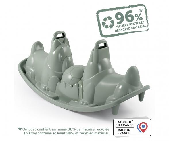 Smoby Life Green Dogs Rocker