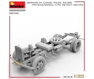 1:35 Deutscher 3 Tonnen Cargo Truck Pritschenwagen