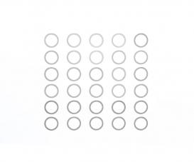 10mm Shim Set, RC accessory, 0.1-0.3 mm spacers
