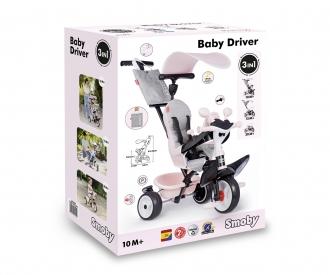 Smoby Dreirad Baby Driver Rosa