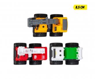 Utility Monster Trucks, 3-asst.
